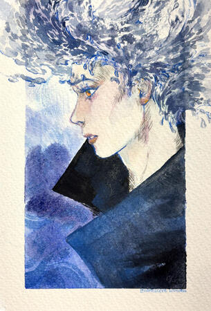 Blue Water 4&quot;x6&quot; - $50